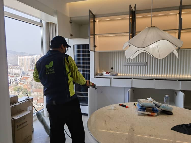 沌口除甲醛：格瑞樂蠻扎實！